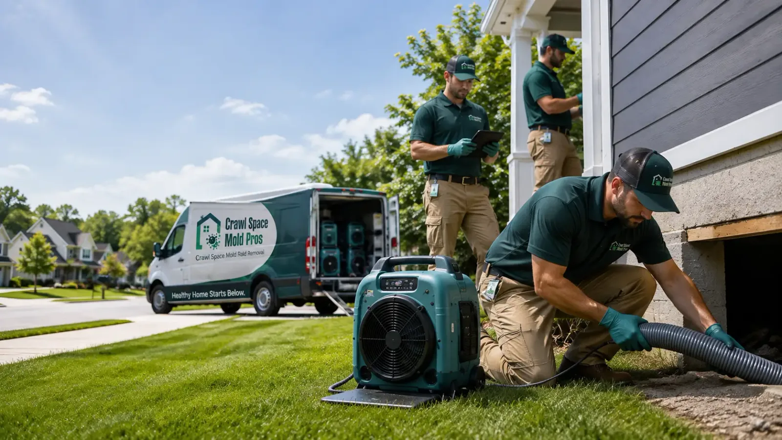 Crawl Space Mold Removal in Holtville, CA